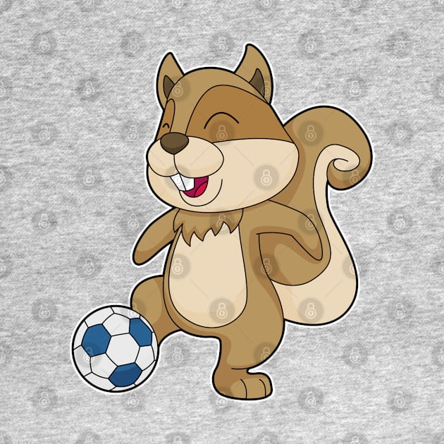 Squirrel Soccer player Soccer by Markus Schnabel